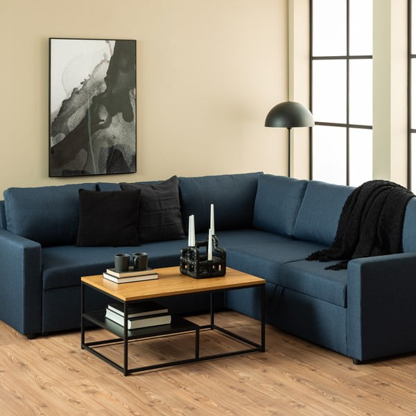 Mizica z mizno ploščo v hrastovem dekorju 60x90 cm Gila – Actona-image-1