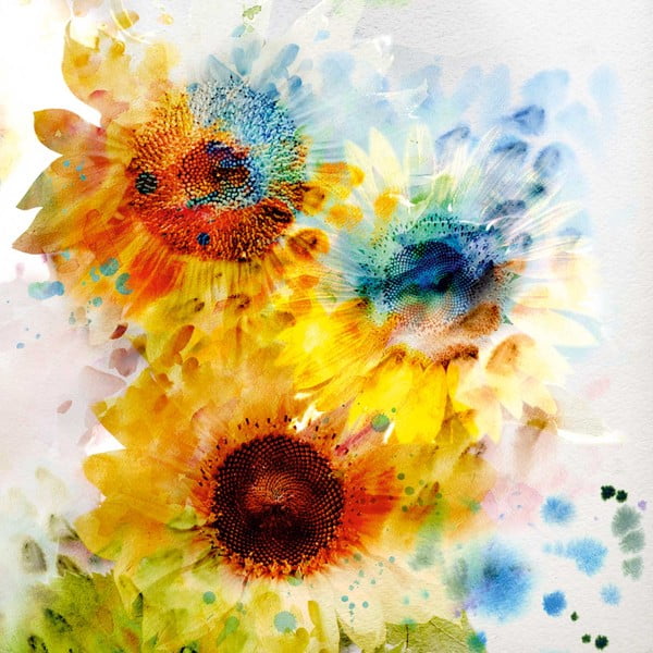 Slika Homemania Decor Cvetje, 60 x 60 cm