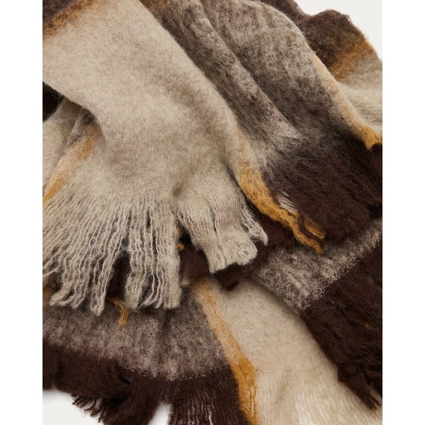 Odeja iz volne in mešanih vlaken 130x170 cm Maro – Kave Home-image-1