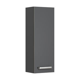 Temno siva stenska kopalniška omarica 25x70 cm - Pelipal