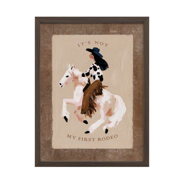 Tiskana slika z okvirjem 30x40 cm Rodeo – Styler