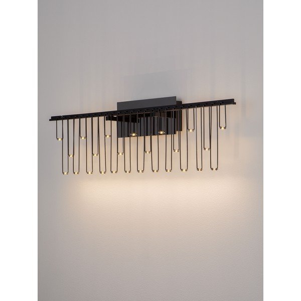 Aluminijasta LED zatemnitvena stenska svetilka v sijajno srebrni barvi Stellar – Nova Luce-image-2