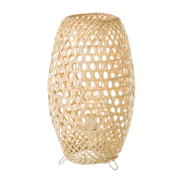 Bambusova namizna svetilka v naravni barvi z bambusovim senčnikom (višina 36 cm) Natural Way – Casa Selección