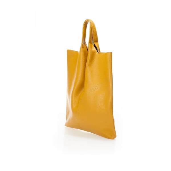 Rumena usnjena torbica Giulia Massari Silvia-image-2