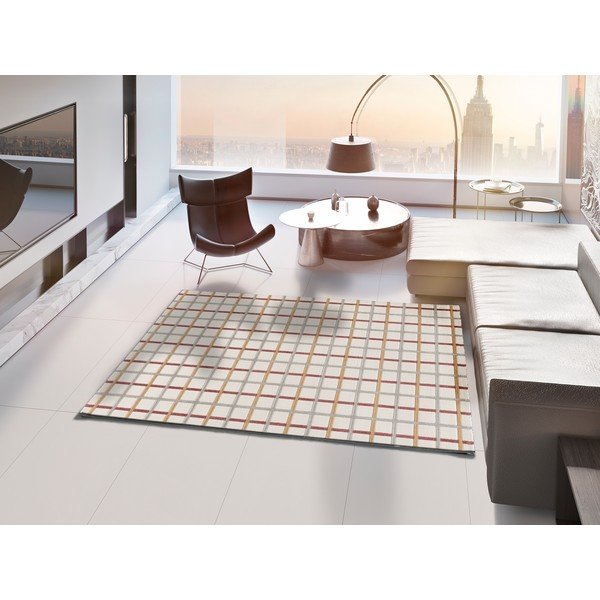 Opečnato oranžna/kremno bela preproga 80x150 cm Karisma – Universal-image-1