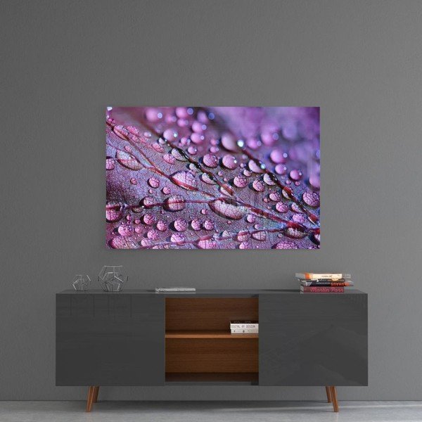 Steklena slika Insigne Rain Drops -image-1