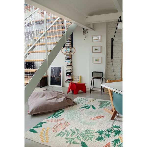 Pralna ročno tkana bombažna otroška preproga 170x240 cm Botanic Plants – Lorena Canals-image-4