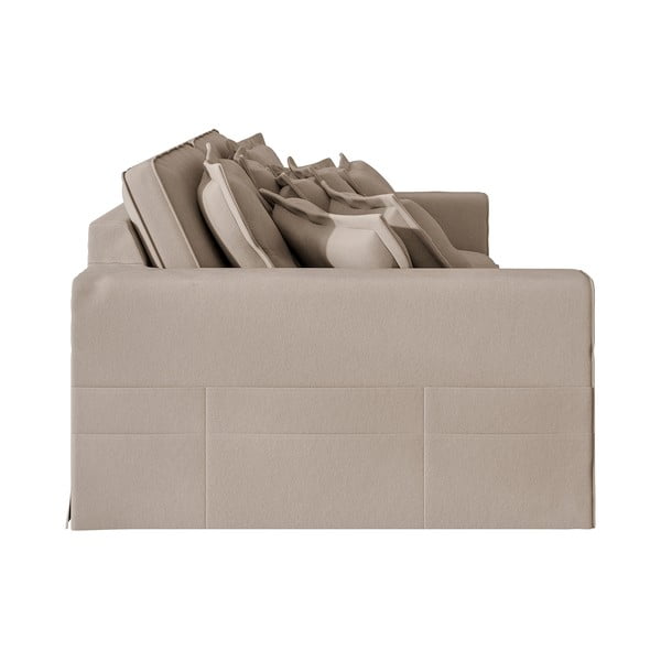 Svetlo rjava sedežna garnitura 236 cm Nora – Ropez-image-4