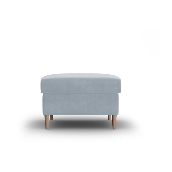 Svetlo moder žameten tabure Kyoto – Cosmopolitan Design