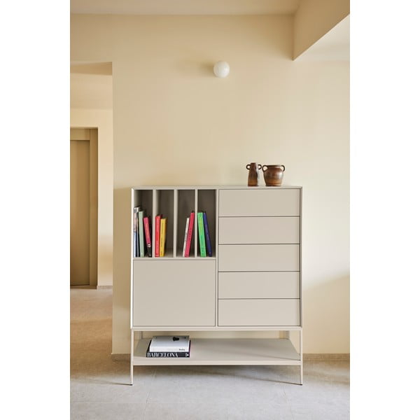 Kremno bela omarica 120x140x45 cm Platt – Teulat-image-1