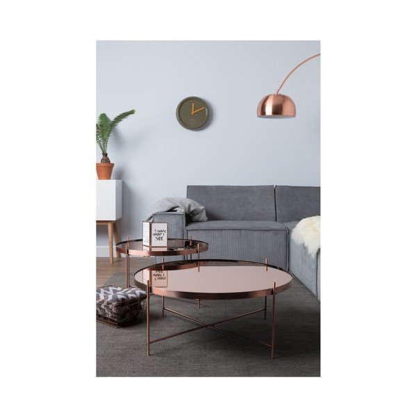 Kavna kavna mizica v bakreni barvi Zuiver Cupid XXL-image-1