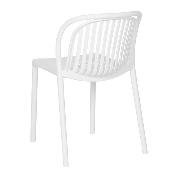 Bel plastičen jedilni stol Alia – Ixia-image-3