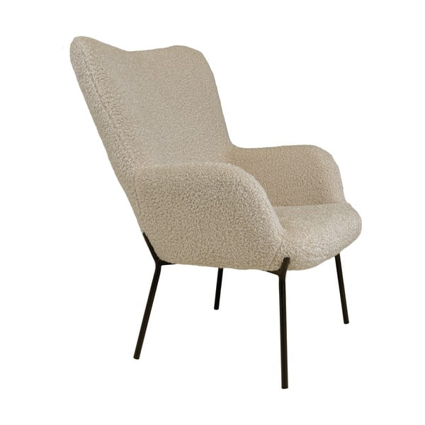 Bež fotelj iz umetnega krzna Glasgow – Bonami Essentials-image-3