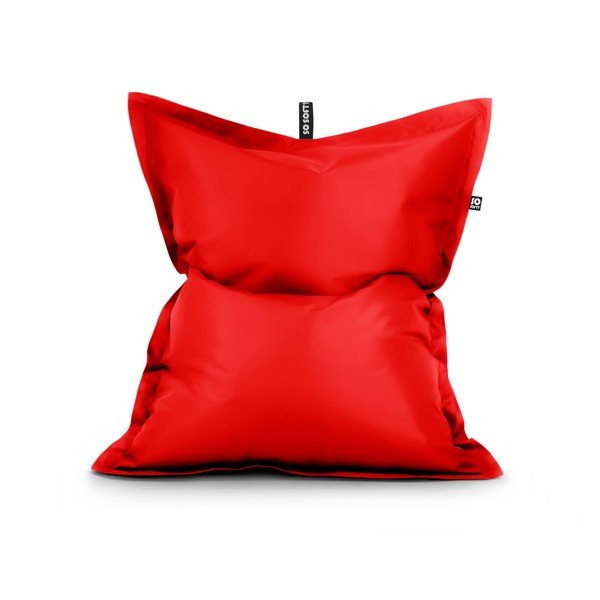 Rdeča vreča za sedenje iz umetnega usnja Pad XL – So Soft?