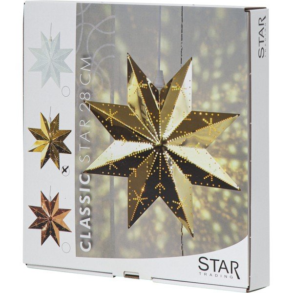 Božična svetlobna dekoracija v zlati barvi Classic - Star Trading-image-4