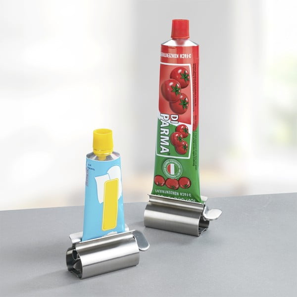 Kovinski pripomoček za iztiskanje zobne paste 3 ks – Maximex-image-1