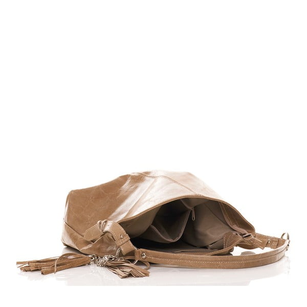 Usnjena torbica Hobo Taupe-image-2