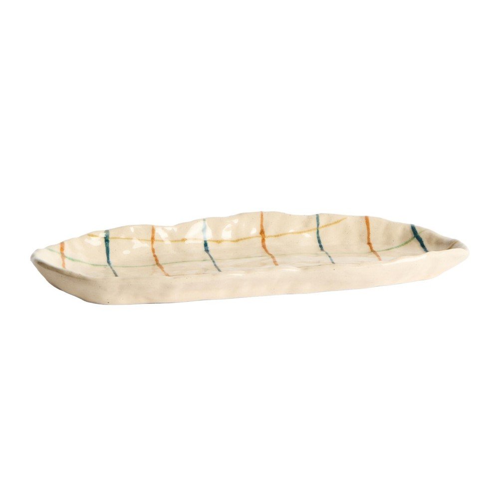Keramičen pladenj 13x32 cm Belor