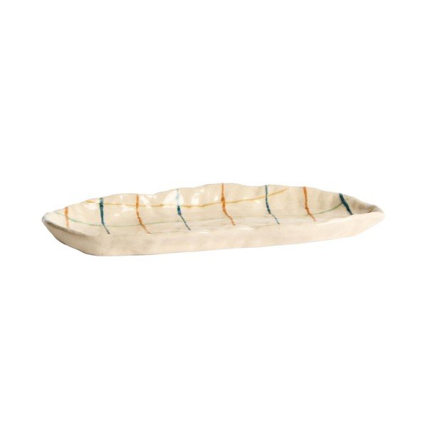 Keramičen pladenj 13x32 cm Belor – Kave Home