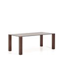 Steklena jedilna miza 100x200 cm Adularia – Kave Home