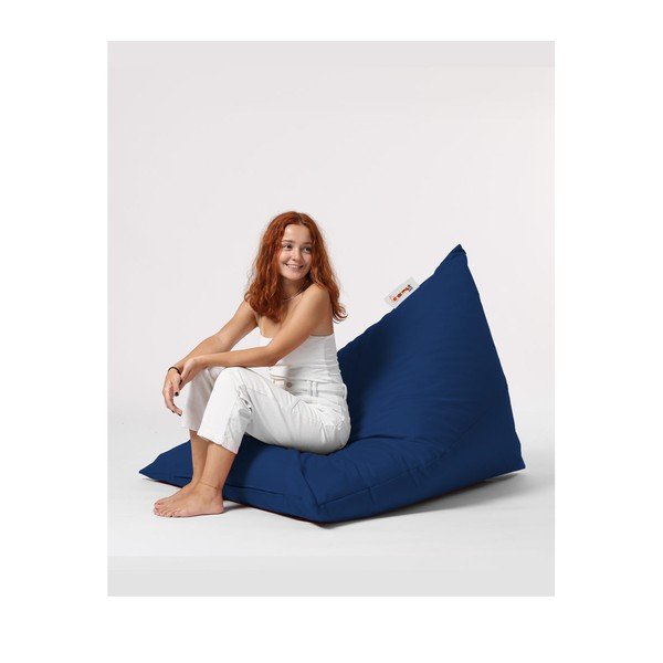 Temno modra vreča za sedenje Pyramid – Floriane Garden-image-2