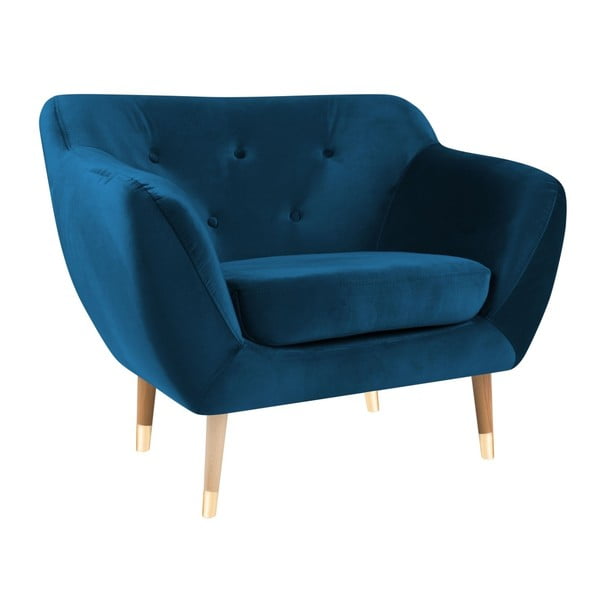Modri fotelj Mazzini Sofas Amelie-image-3