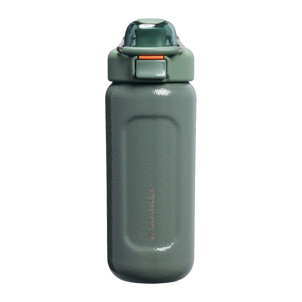 Steklenica za vodo za na pot iz nerjavečega jekla 470 ml Wellspring Bottle Hammertone Green