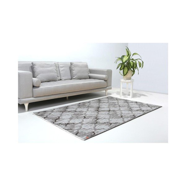 Obojestranska siva preproga Vitaus Camila, 77 x 200 cm-image-1
