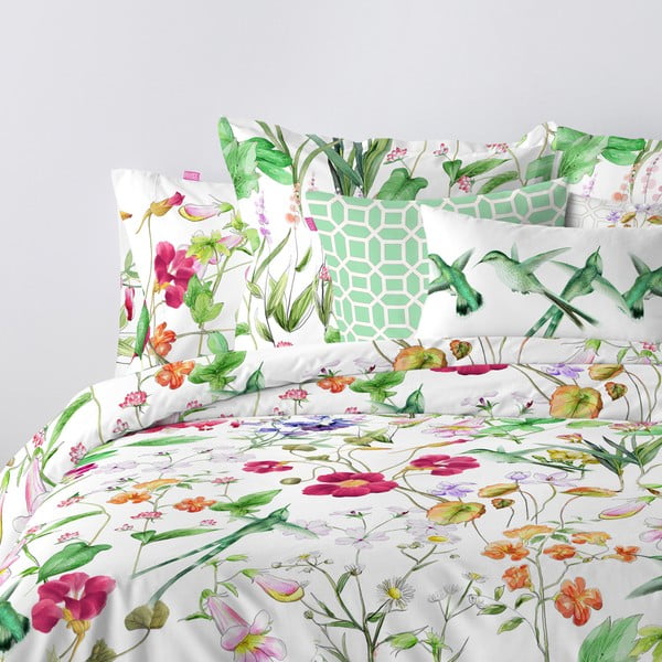 Komplet 2 bombažnih prevlek za okrasno blazino Happy Friday The Florist, 50 x 75 cm-image-2