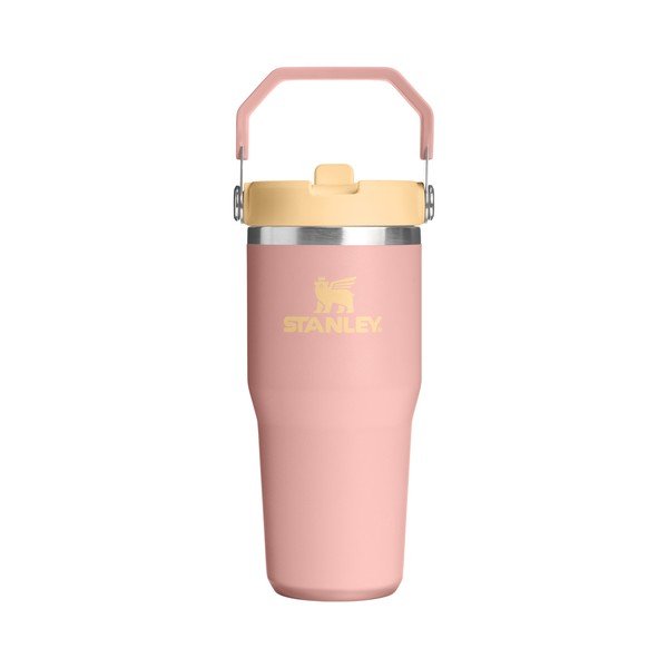 Breskova termovka iz nerjavečega jekla 410 ml IceFlow™ Flip Straw 2.0 Tumbler Peach Rose – Stanley