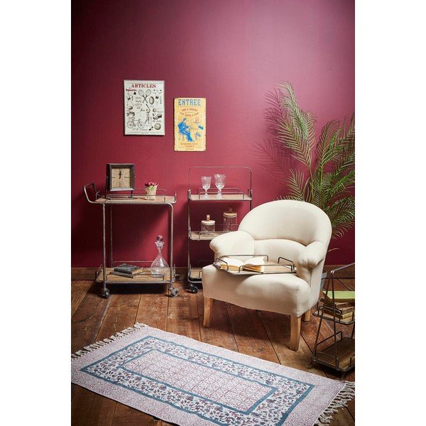 Kremno beli fotelj Chambray - Comptoir de Famille-image-1