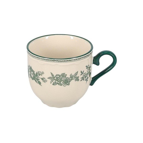 Zelena/slonokoščena porcelanasta skodelica 215 ml Cyril – S|P Collection-image-2