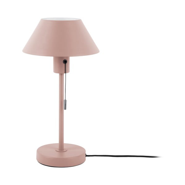 Svetlo roza namizna svetilka s kovinskim senčnikom (višina 36 cm) Office Retro - Leitmotiv