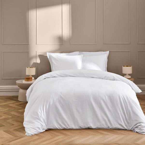 Bela podaljšana posteljnina za zakonsko posteljo 240x220 cm Linella – douceur d'intérieur