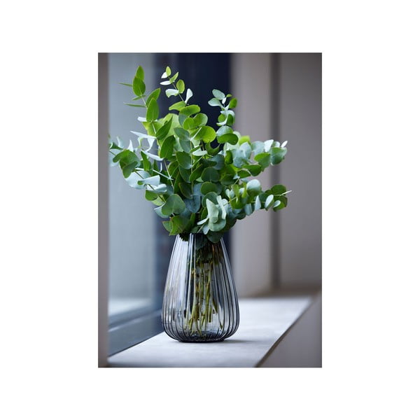 Vaza iz sivega stekla Bitz Kusintha, višina 22 cm-image-2