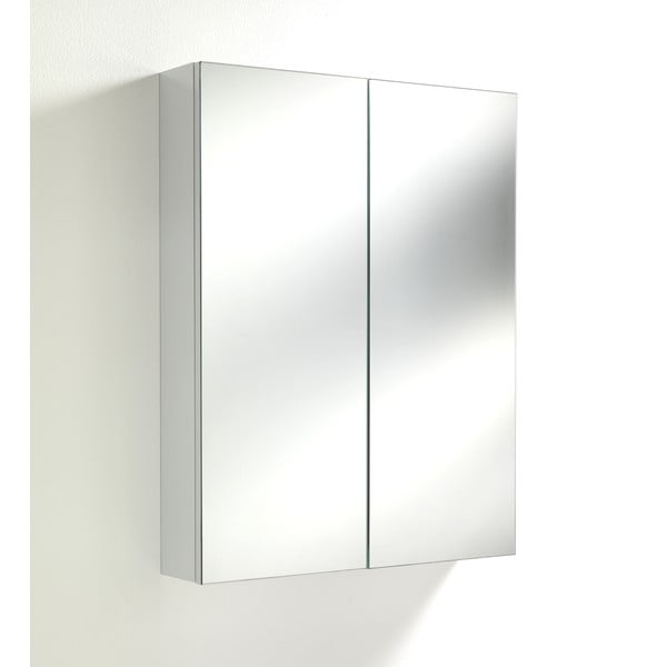 Bela stenska kopalniška omarica z ogledalom Tomasucci Bony