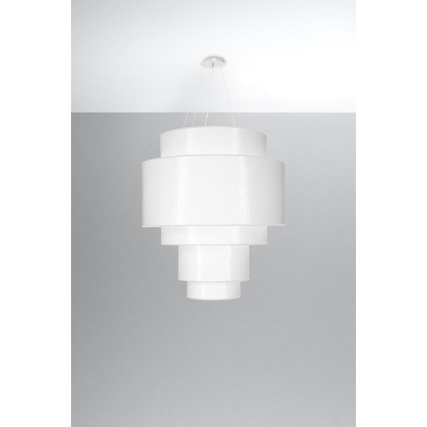 Bela viseča svetilka ø 80 cm Elber - Sollux-image-1