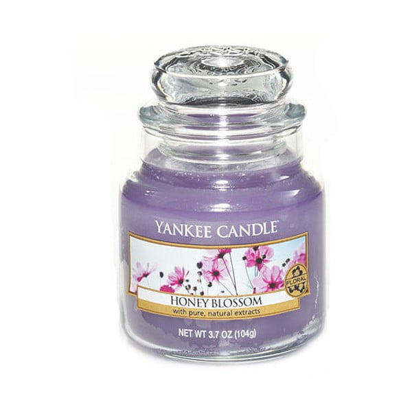 Yankee Candle dišeča sveča Honey Blossom, čas gorenja 25 - 40 ur