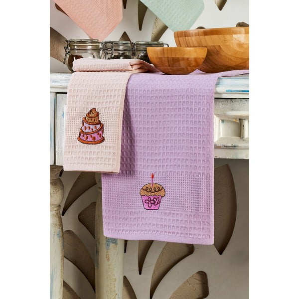Bombažne kuhinjske krpe v kompletu 6 ks 40x60 cm Cake – Foutastic-image-3