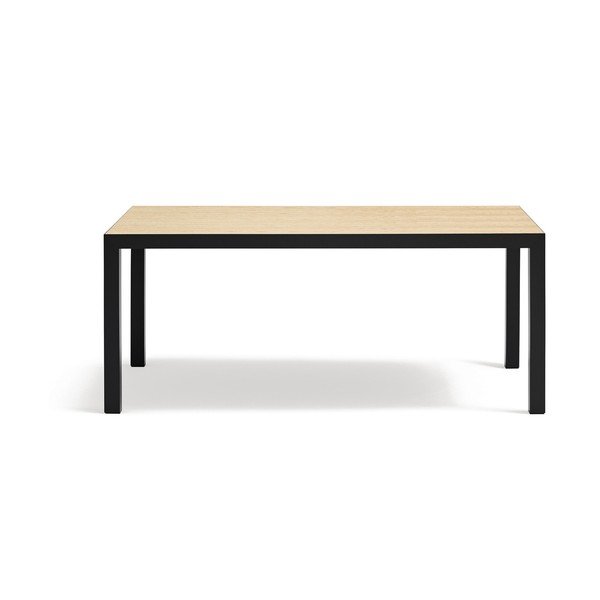 Jedilna miza s hrastovo mizno ploščo 75x180 cm Alma – Teulat-image-2