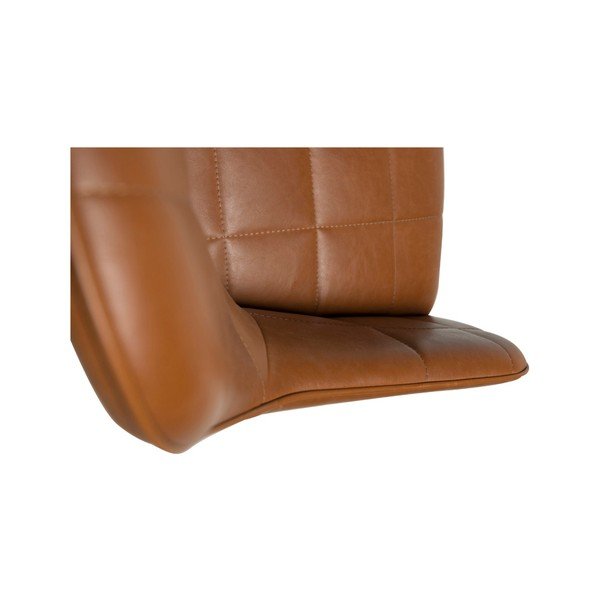 Rjav stol iz usnja DAN-FORM Denmark Embrace Vintage-image-1