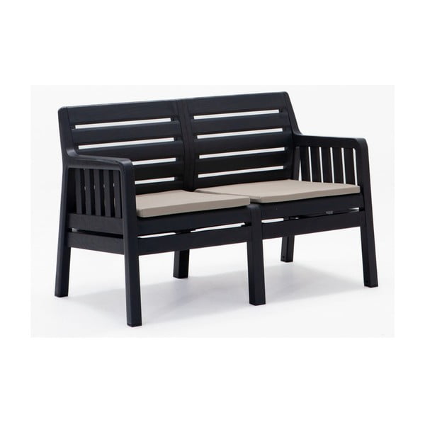 Antracitno siva vrtna garnitura za 4 osebe Lara – Floriane Garden-image-3