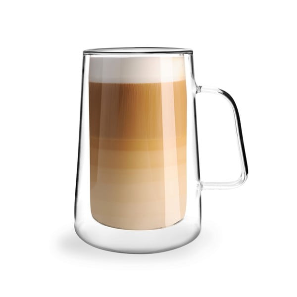 Komplet 6 skodelic z dvojno steno Vialli Design Diva, 300 ml-image-2