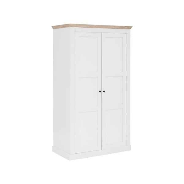 Bela garderobna omara 100x180 cm Binza – Støraa-image-1