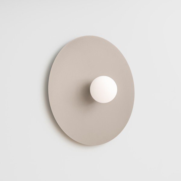 Sivorjava kovinska stenska svetilka ø 50 cm AKE – Thoro-image-1