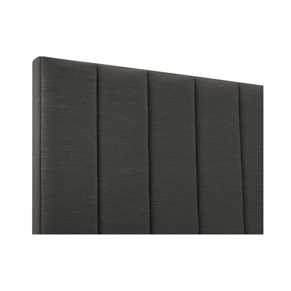 Antracitno oblazinjeno vzglavje 140x120 cm LA - Cosmopolitan Design-image-1