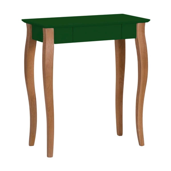 Temno zelena pisalna miza Ragaba Lillo, širina 65 cm