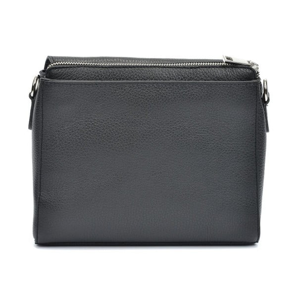 Črna usnjena torbica Roberta M Huna-image-2