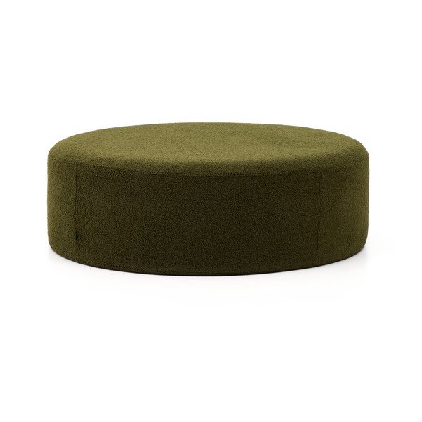 Zelen tabure iz tkanine bouclé Kaeli – Kave Home