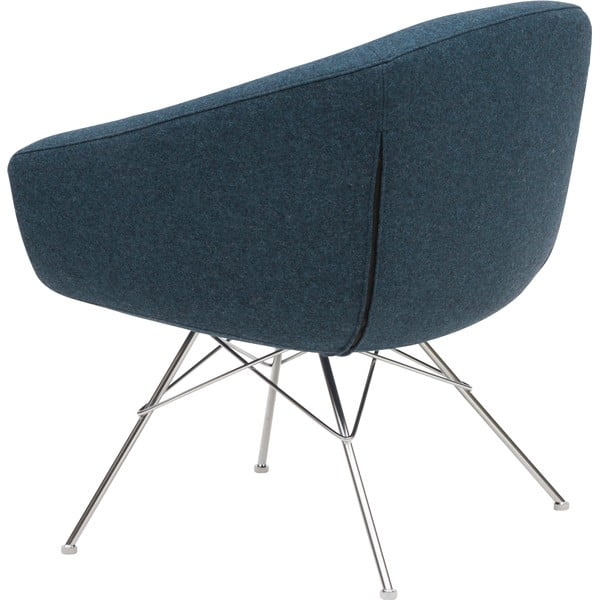 Temno modri fotelj Softline Aiko-image-4